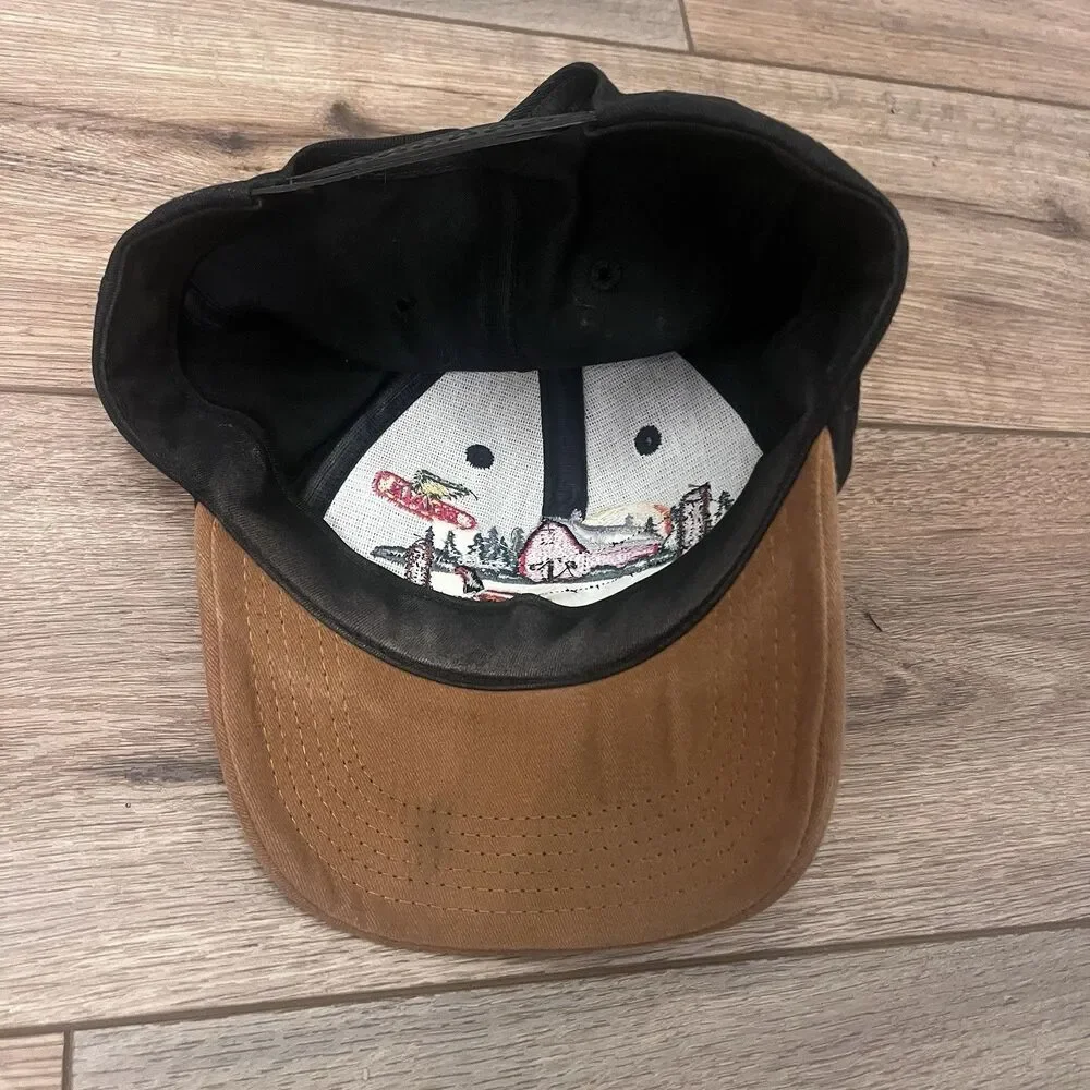 VTG Dekalb Seed Pheasants Farm & Wildlife Black Tan Snapback Hat K-Products USA